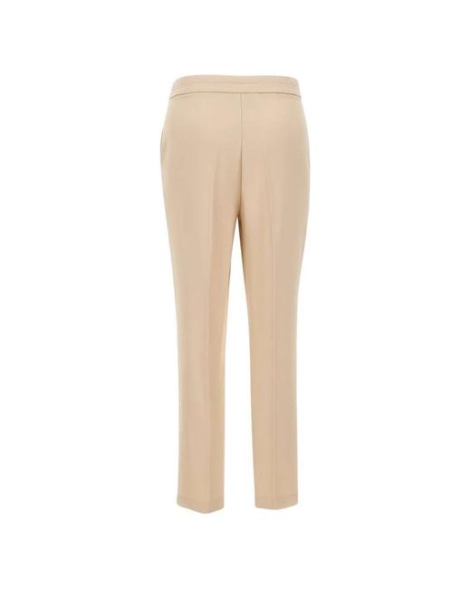 Kaos Natural Elasticated-Back Trousers