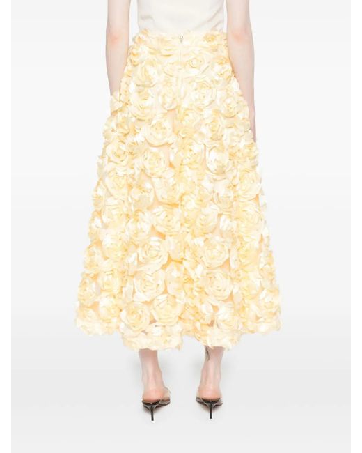 スカート ROTATE BIRGER CHRISTENSEN 'Flower Maxi' skirt Flower Maxi Skirt Light Blue - ROTATE Birger Christensen