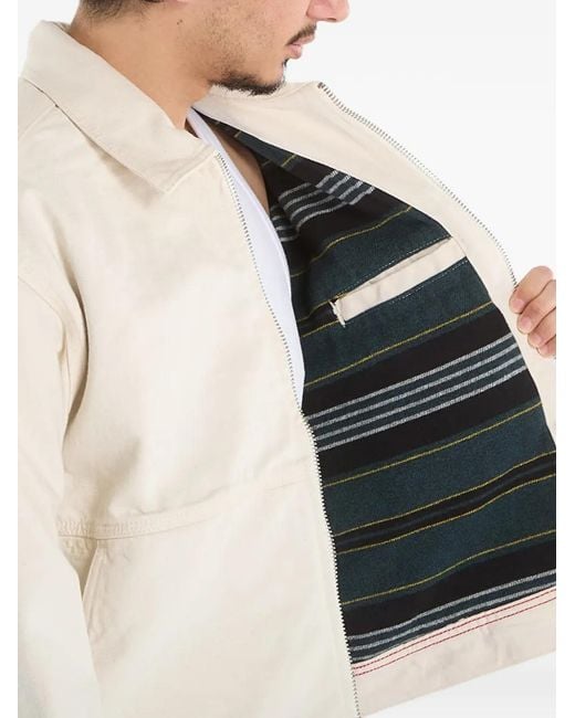 Chaqueta Con Cremallera Vans de hombre de color White
