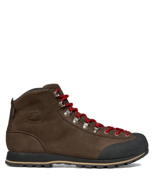 SCARPA Brown Lace-Up Sneakers for men