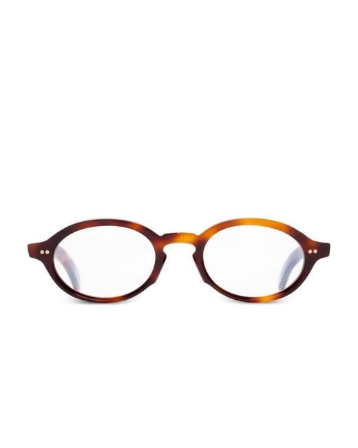 Cutler & Gross Brown Gr13 Oval-Shape Frame
