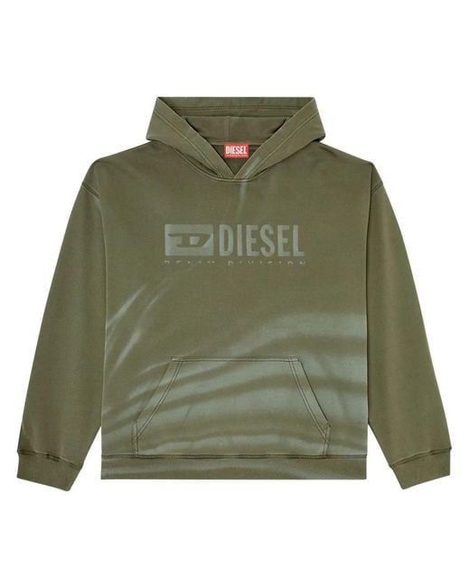 DIESEL Green S-Boxt-Hood-R9 Hoodie for men