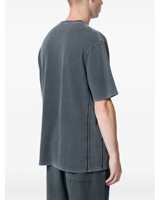 ACHM Blue Crew-Neck T-Shirt for men