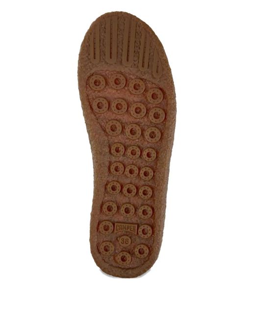 Camper Green Peu Terreno Suede Lace-Up Sneakers