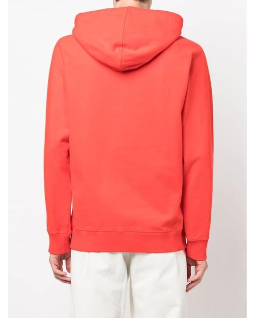Orlebar Brown Red Francis Long-Sleeved Hoodie for men