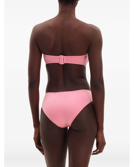 Eres Pink Arcade Bandeau Bikini Top