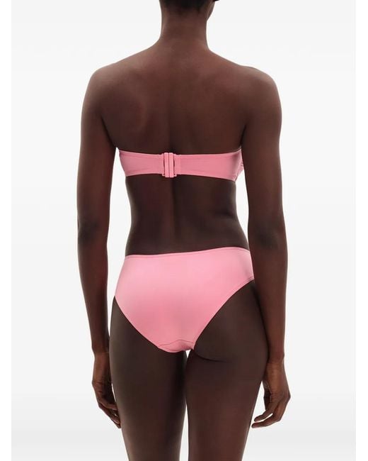 Eres Pink Soupless Bikini Bottoms