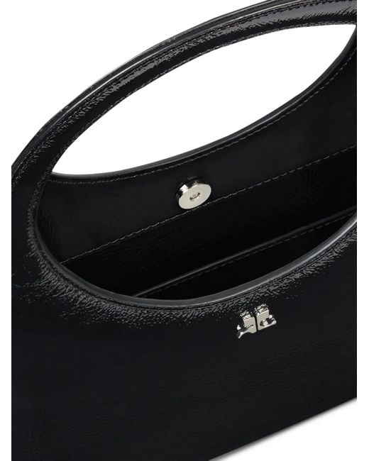Courreges Black Leather Handbag