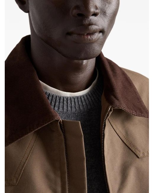 Prada Denim Jack in het Brown voor heren