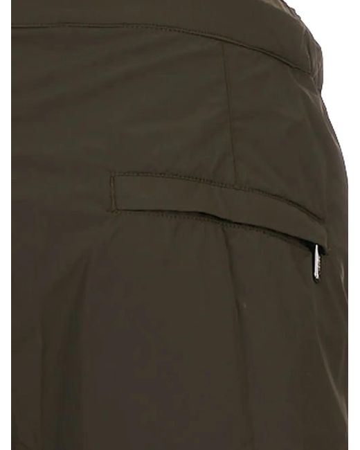 Fedeli Green Short À Liens De Resserrage for men