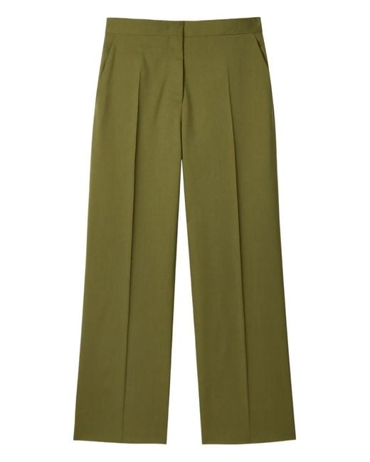 Paul Smith Green Pressed-Crease Trousers