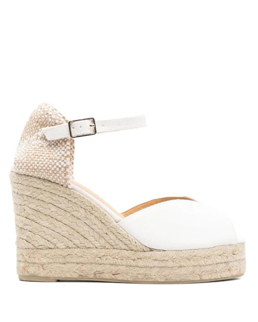 Castaner Natural 110Mm Bianca Espadrilles