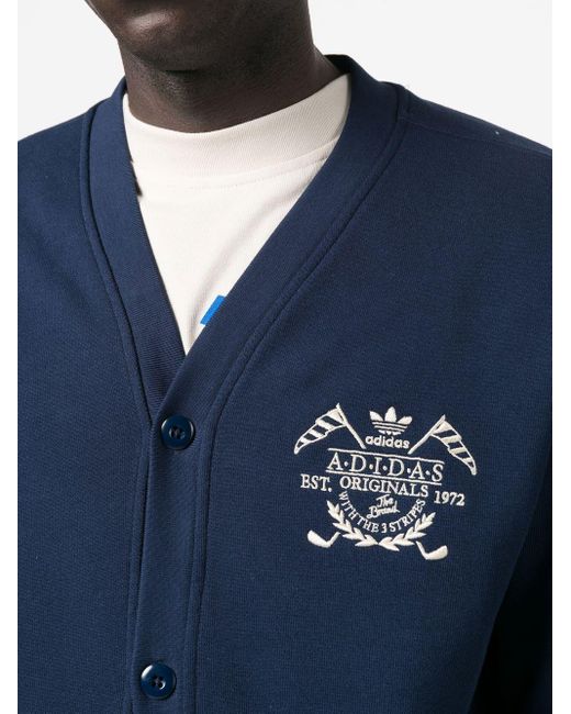 adidas Vest Met Geborduurd Logo in het Blauw voor heren | Lyst NL