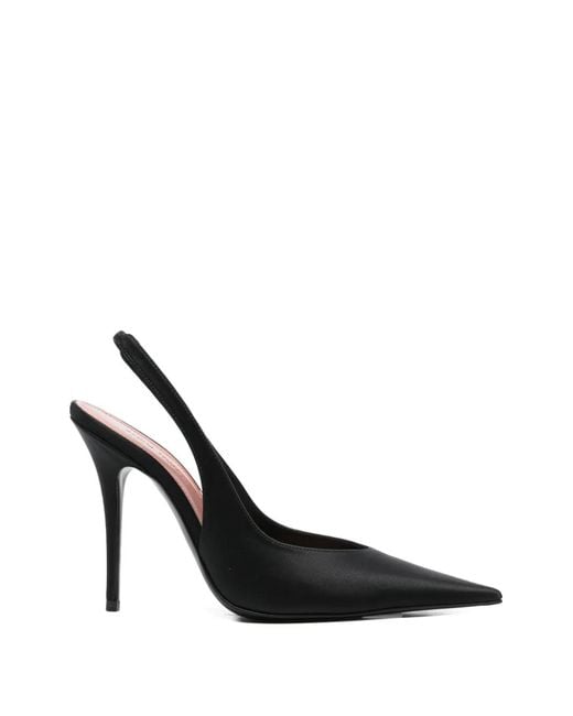 AMINA MUADDI Black Anok Slingback Pumps