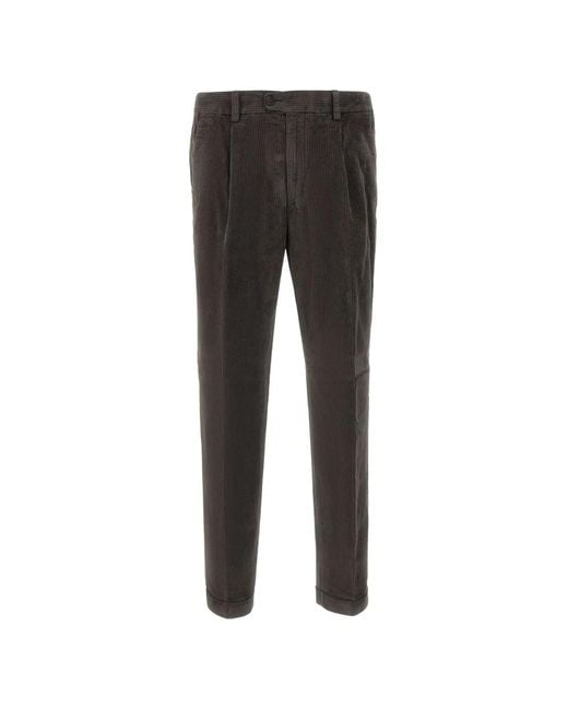 Devore Gray Welt-Pocket Trousers for men