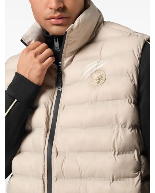 Chaleco Con Parche Del Logo Philipp Plein de hombre de color Natural