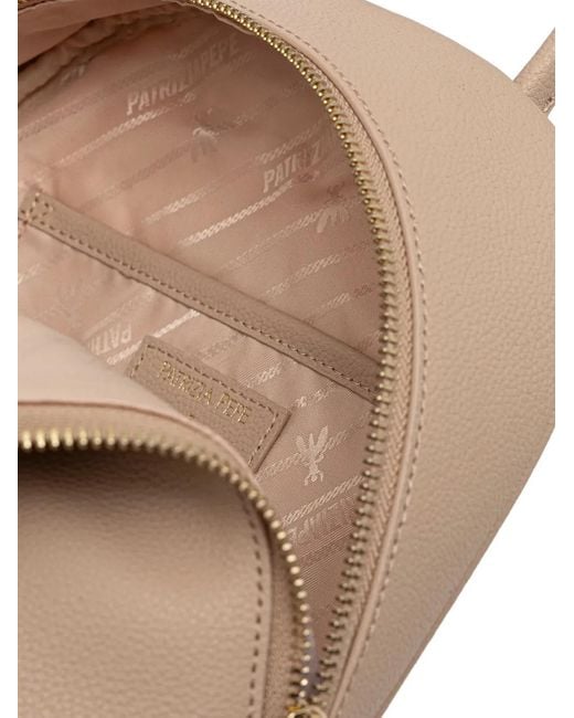 Patrizia Pepe Natural Logo-Lettering Backpack