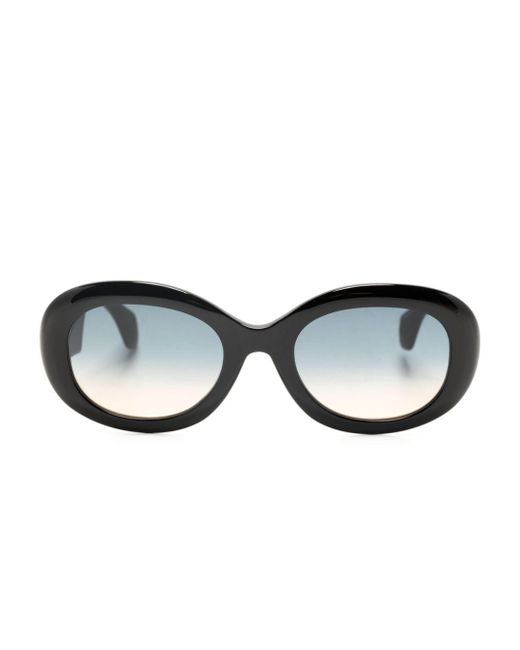 Occhiali da sole Vivienne ovali di Vivienne Westwood in Black da Uomo