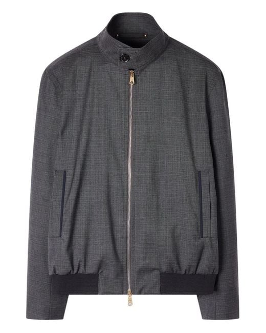 Paul Smith Geruit Bomberjack in het Gray voor heren