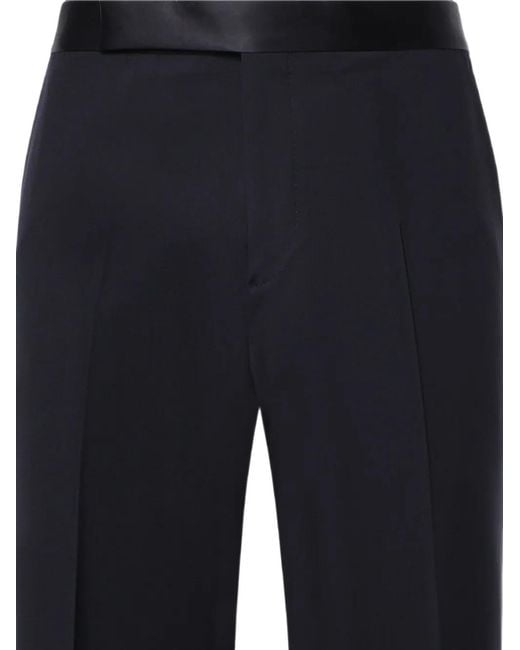 Lardini Blue Double-Breasted Peak-Lapel Suit for men