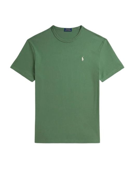 Polo Ralph Lauren Drie T-Shirts Met Geborduurd Logo En Ronde Hals in het Green voor heren