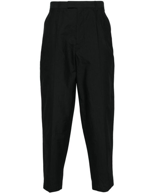 Pantalon à plis marqués Lemaire pour homme en coloris Black