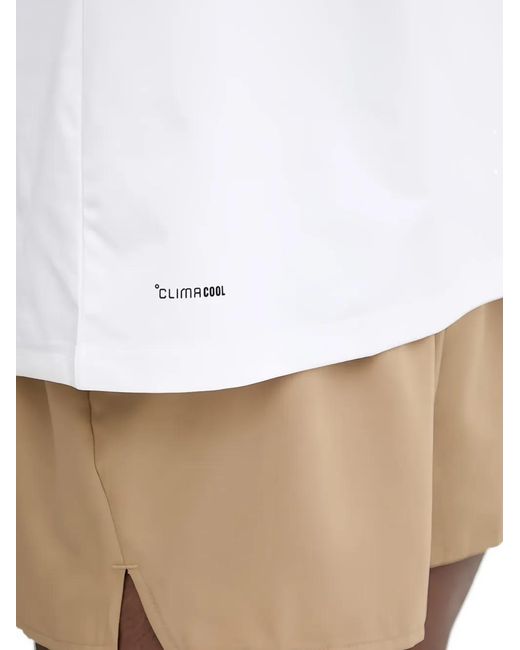 Adidas White Logo-Print Shorts for men