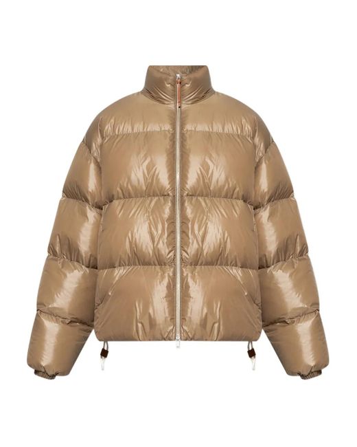 Jil Sander Gefütterte Jacke mit Reißverschluss in Natural für Herren