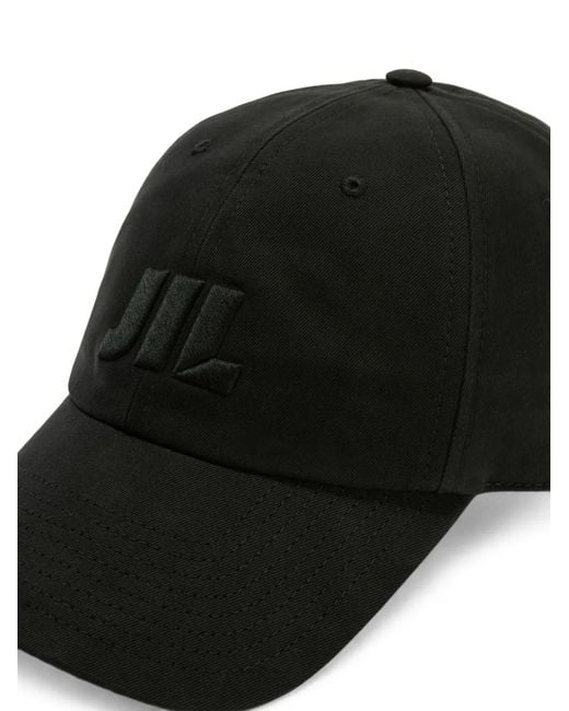 Jil Sander Black Cotton Drill Hat for men
