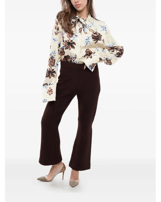 Jil Sander Black Bouclé Wool Pants