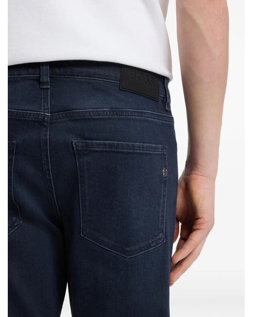 Boss Blue Slim-Fit Jeans for men