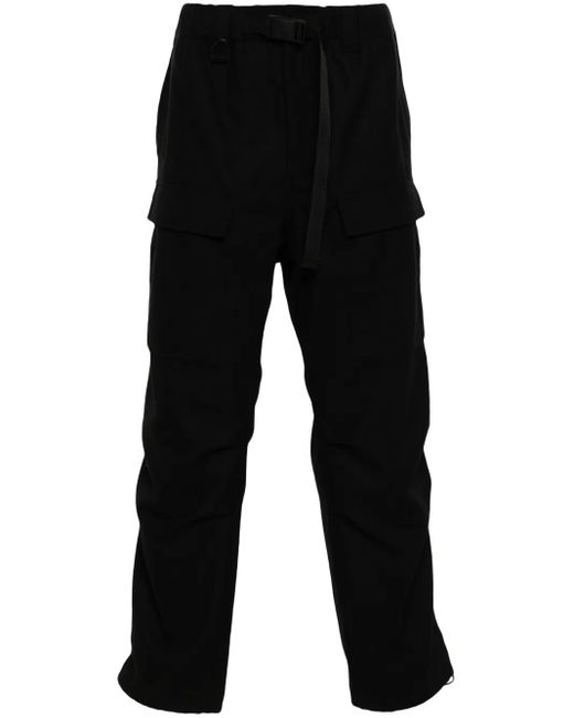 Y-3 Black Flannel Cargo Trousers