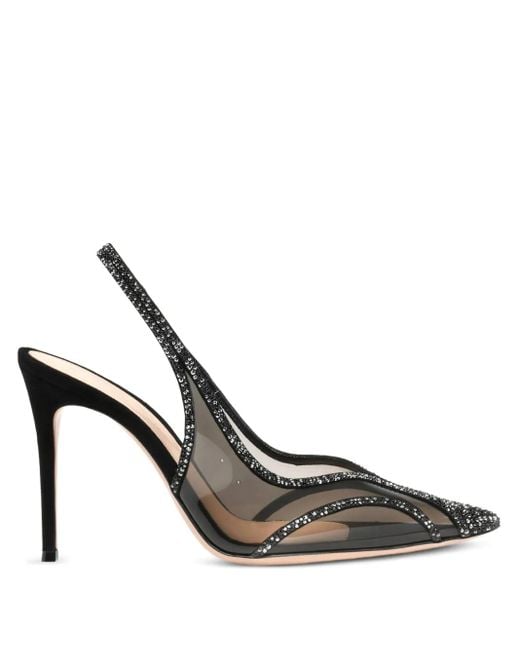 Gianvito Rossi Brenda 70mm パンプス Metallic