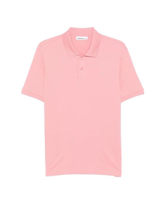 J.Lindeberg Pink Verse Polo Shirt for men