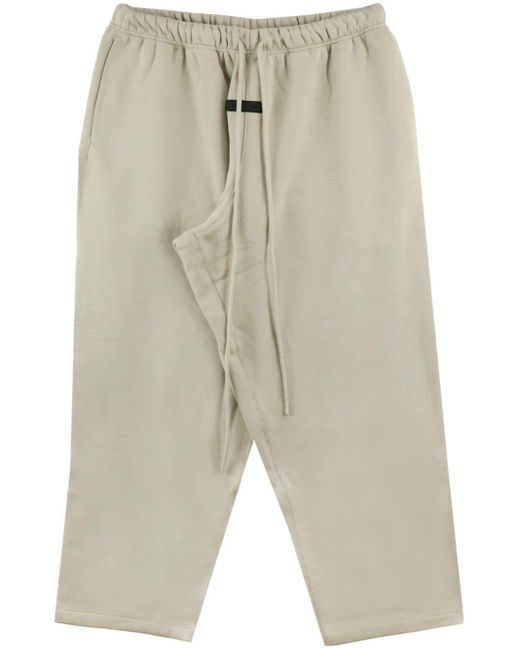 Fear Of God White Drawstring Cropped Track Pants for men