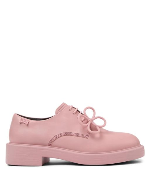 Camper Pink Dean Derby Shoes