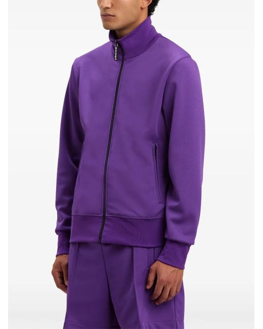 メンズ Palm Angels ジップアップ トラックジャケット Purple