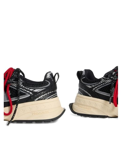 DSquared² Green Sprinter Sneakers for men