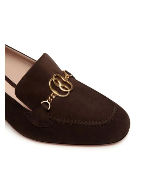 Bally Brown Daily Emblem Pumps