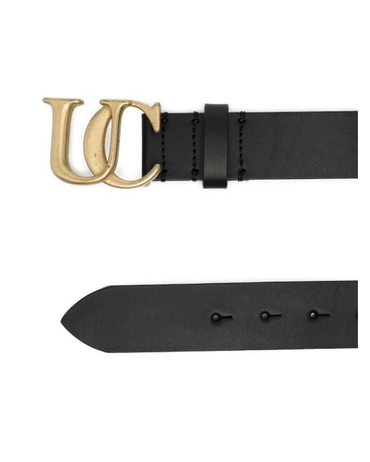 Undercover Logo Belt in Black | Lyst