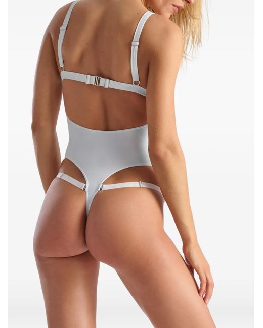Maison Close White Fatale One-Piece Swimsuit