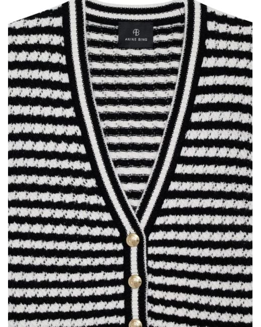 Anine Bing Black Gwen Cardigan