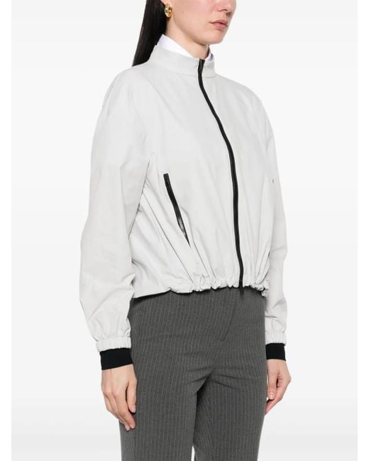 Herno White Zip-Up Jacket
