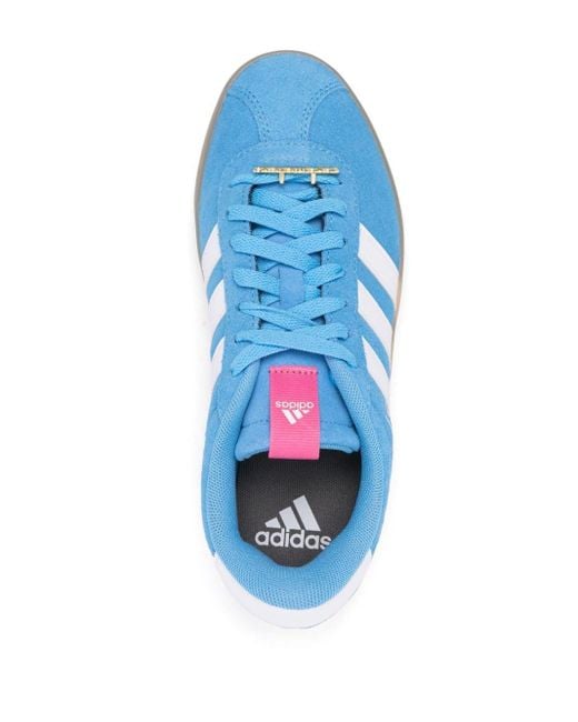 adidas Vl Court 3.0 Suede Sneakers in Blue | Lyst