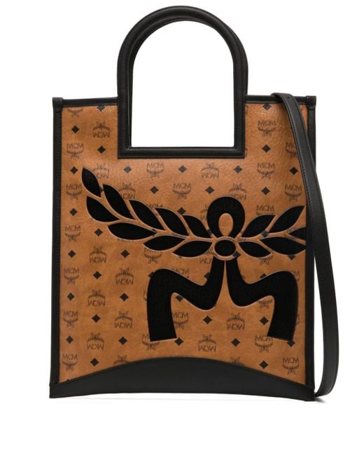 Mcm black medium clearance tote