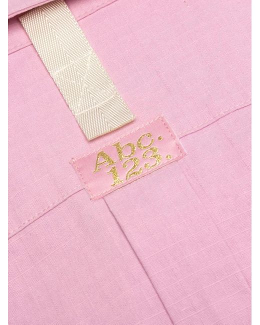 Advisory Board Crystals Overhemd Met Logopatch in het Pink voor heren