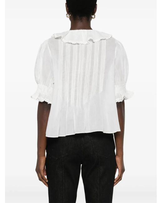 Blusa Henri Doen de color White