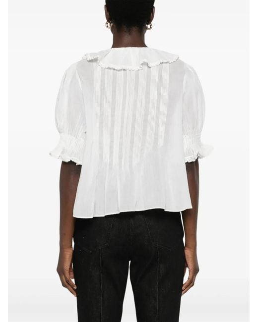 Doen White Henri Blouse