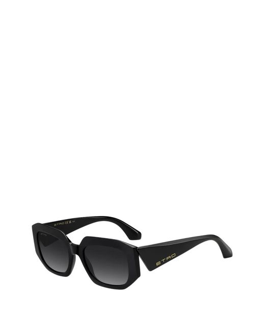 Etro Black Rectangle-Frame Sunglasses