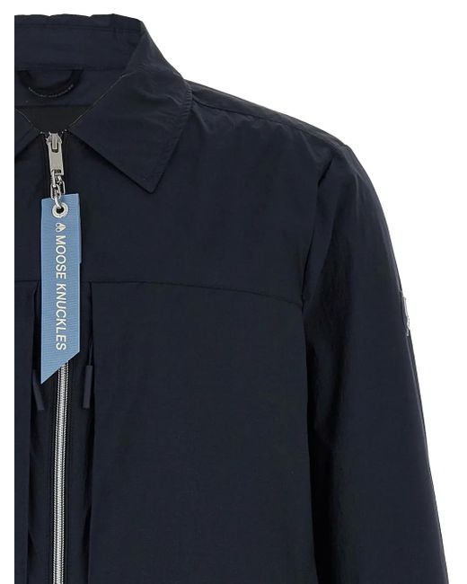 Moose Knuckles Blue Waverly Jacket for men